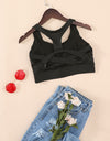 Racerback Push Up Sports Bra