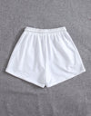 Drawstring Pocketed Elastic Waist Shorts