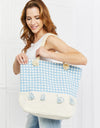 Justin Taylor Picnic Date Tassel Tote Bag