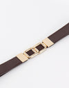 Geometric Double Buckle Elastic Belt