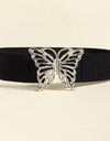 Butterfly Alloy Buckle Elastic Belt