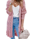 V-Neck Long Sleeve Cardigan