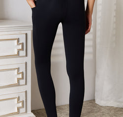 Basic Bae Wide Waistband Sports Leggings