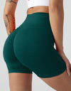 High Waist Wide Waistband Active Shorts