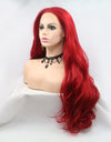 13*3" Lace Front Wigs Synthetic Long Wavy 24" 130% Density