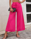 High Waist Slit Wide Leg Pants