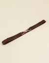 Alloy Buckle Elastic Belt