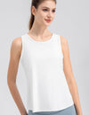 Wide Strap Round Neck Active Tank