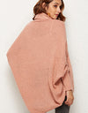 Open Front Dolman Sleeve Longline Cardigan