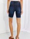 Judy Blue Lucy High Rise Patch Bermuda Shorts