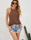 Grecian Neck Knit Tank