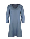 Full Size V-Neck Half Sleeve Dress