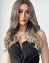 13*1" Full-Machine Wigs Synthetic Long Straight 24"