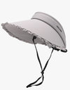 Frill Adjustable Ice Silk Sun Hat