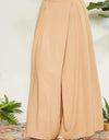 Mittoshop Wrap Pleating Detail Wide Leg Pants