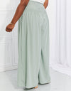 HEYSON Full Size Beautiful You Smocked Palazzo Pants