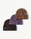 Leopard Pattern Cuffed Beanie