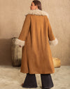 Plus Size Open Front Long Sleeve Coat