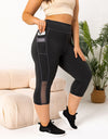 Plus Size Pocketed High Waist Active Leggings