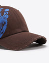 VIBRA Graphic Distressed Adjustable Baseball Cap