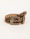 Leopard PU Leather Belt