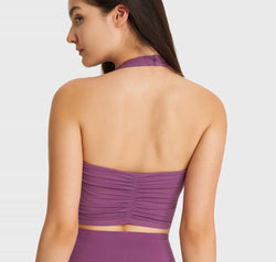 Breathable Halter Neck Sports Bra
