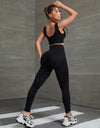 Ruched Tank and Leggings Sport Set