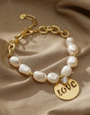 LOVE Freshwater Pearl Bracelet