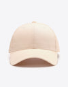 Plain Adjustable Cotton Baseball Cap