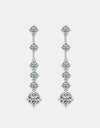 4 Carat Moissanite 925 Sterling Silver Earrings