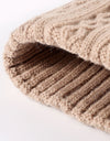 Mixed Knit Cuff Beanie