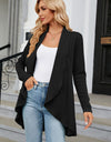 Open Front Long Sleeve Cardigan