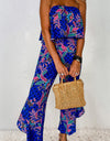 Printed Tube Jumpsuit