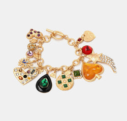 Multi Charm Resin Bracelet