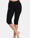 Zenana Full Size High Waist Capris