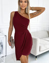 One-Shoulder Sleeveless Dress