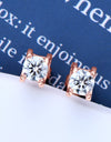 Moissanite 925 Sterling Silver Stud Earrings