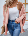 Open Front Long Sleeve Cardigan