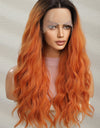 13*2" Lace Front Wigs Synthetic Long Wave 24" 150% Density