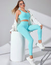 Scoop Neck Wide Strap Top and Pants Active Set