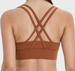 Crisscross Scoop Neck Active Tank