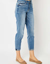 Judy Blue Full Size Cuffed Hem Slim Jeans