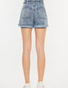 Kancan Ultra High Rise Paperbag Denim Shorts