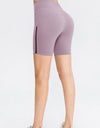 Wide Waistband Sports Shorts