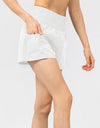 Elastic Waist Pocketed Active Shorts