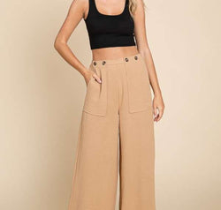 Culture Code Full Size High Waist Wide Leg Cargo Pants