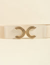 Double C Buckle Elastic Belt