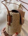 Adored Straw Bucket Bag