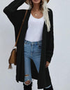 Open Front Long Sleeve Cardigan