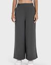 Slit Wide Leg Active Pants